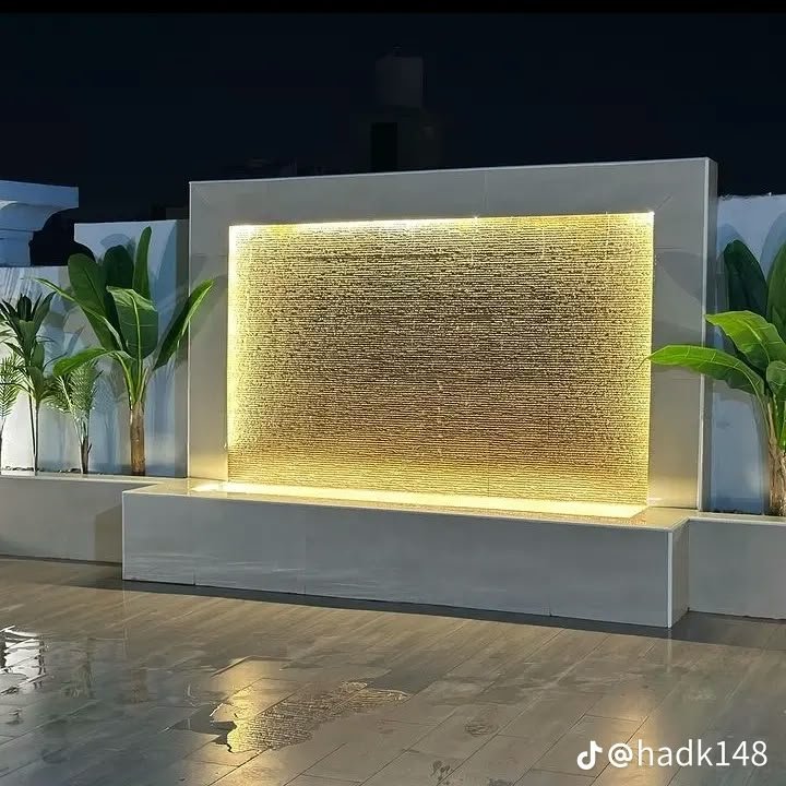 الشلالات والنوافير الحديثة